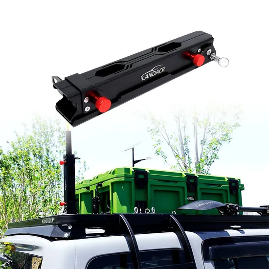 Aluminum Alloy Practical Top Roof Mounted Flagpole Brackets Flagpole Holder Universal Exterior Accessories 