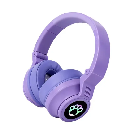 Adorable Wireless Cat Bluetooth Headset Earbuds Earphone Headphones for Kids 