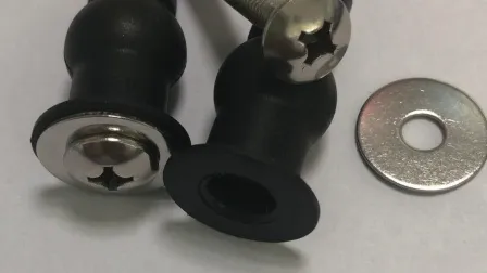 Toilet Seat Rubber Expansion Screw Cover Lid Top Fixing Blind Hole Fitting Kits Bathroom Accessories 