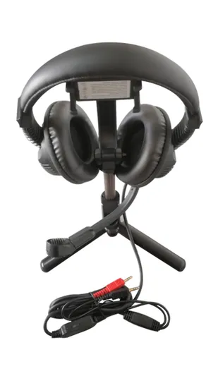 Factory Directly 3.5mm Language Lab Headset Noise Cancelling Headphone CE for Language Computer RoHS OEM Available Lab Wired Cable Professional Xrl 