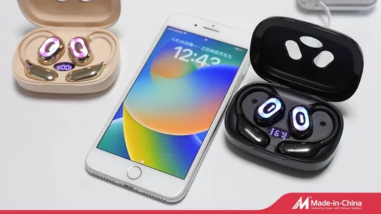 Wireless Bluetooth Ows Noise Cancelling Hot Selling Earbuds for Mobile Phone 