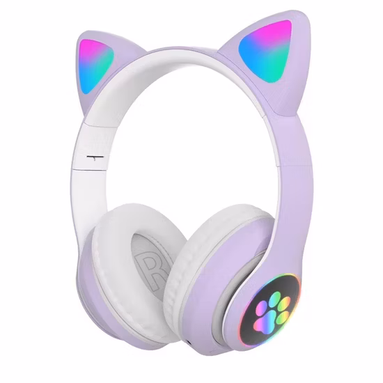 Cat Ear Headset Wireless Bluetooth