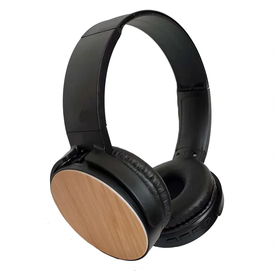 Wood Color Wireless Headphones for Kids Headphones for School for Classroom 