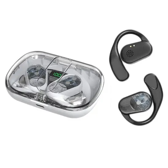 Bluetooth Wireless Ear Clip Earphones Bass True Earbuds Stereo Gaming Headphones 