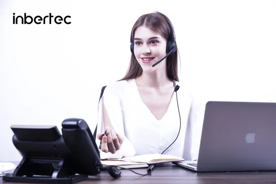 China Factory OEM Wired Call Center Headphone with Mic 