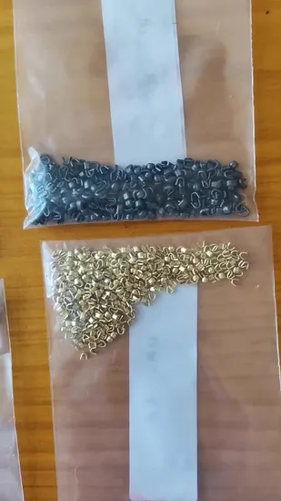 Brass U/ H Top Stopper Zipper Garment Accessories 