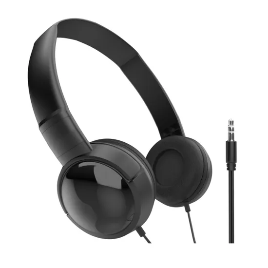 3.5mm Plug Stereo Sound Lightweight Headset Kids Headphones Wired on Ear Headphone with Logo OEM Swivel Headphone for Girls 